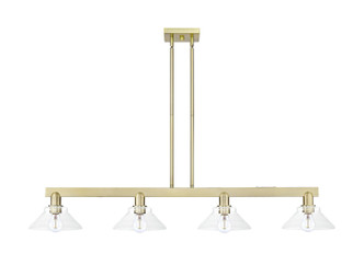 Innovations - 716-4I-AB-G132 - Four Light Island Pendant - Arcadia - Antique Brass