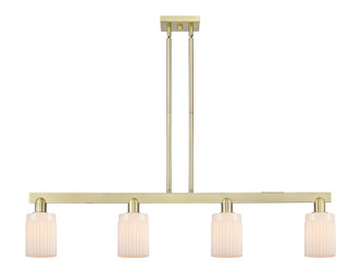 Innovations - 716-4I-AB-G341 - Four Light Island Pendant - Arcadia - Antique Brass