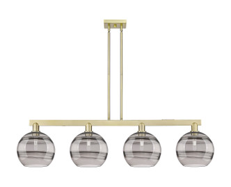 Innovations - 716-4I-AB-G556-10SM - Four Light Island Pendant - Arcadia - Antique Brass