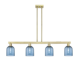 Innovations - 716-4I-AB-G558-6BL - Four Light Island Pendant - Arcadia - Antique Brass