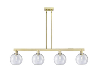 Innovations - 716-4I-AC-G124-8 - Four Light Island Pendant - Arcadia - Antique Copper