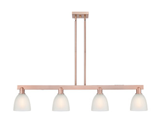 Innovations - 716-4I-AC-G381 - Four Light Island Pendant - Arcadia - Antique Copper