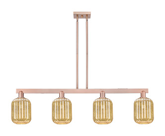 Innovations - 716-4I-AC-G460-7ME - Four Light Island Pendant - Arcadia - Antique Copper