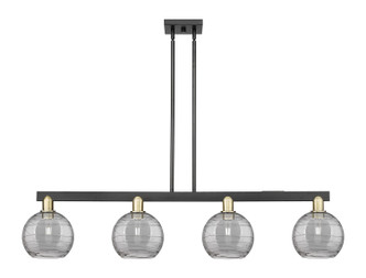 Innovations - 716-4I-BAB-G1213-8SM - Four Light Island Pendant - Arcadia - Black Antique Brass