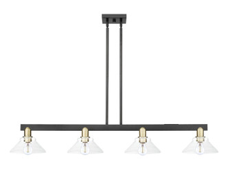 Innovations - 716-4I-BAB-G132 - Four Light Island Pendant - Arcadia - Black Antique Brass
