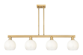Innovations - 716-4I-BB-G483-8OP - Four Light Island Pendant - Arcadia - Brushed Brass