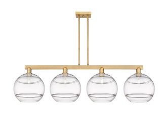Innovations - 716-4I-BB-G556-12CL - Four Light Island Pendant - Arcadia - Brushed Brass