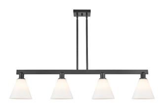 Innovations - 716-4I-BK-GBC-81 - Four Light Island Pendant - Arcadia - Matte Black