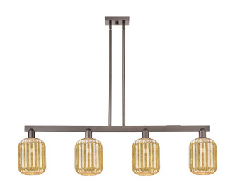 Innovations - 716-4I-OB-G460-7ME - Four Light Island Pendant - Arcadia - Oil Rubbed Bronze