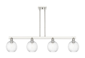 Innovations - 716-4I-PN-G458-7CL - Four Light Island Pendant - Arcadia - Polished Nickel