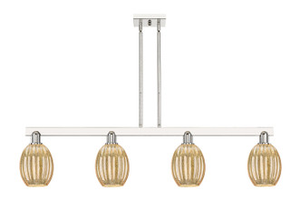 Innovations - 716-4I-PN-G459-6ME - Four Light Island Pendant - Arcadia - Polished Nickel