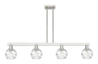Innovations - 716-4I-SN-G1213-6CL - Four Light Island Pendant - Arcadia - Brushed Satin Nickel