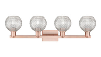Arcadia Four Light Bath Vanity (716-4W-AC-G122C-6CL)
