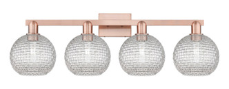 Innovations - 716-4W-AC-G122C-8CL - Four Light Bath Vanity - Arcadia - Antique Copper