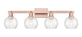 Innovations - 716-4W-AC-G124-6 - Four Light Bath Vanity - Arcadia - Antique Copper