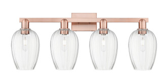 Innovations - 716-4W-AC-G457-6CL - Four Light Bath Vanity - Arcadia - Antique Copper