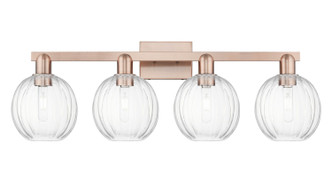 Innovations - 716-4W-AC-G458-7CL - Four Light Bath Vanity - Arcadia - Antique Copper