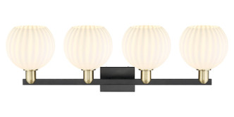 Arcadia Four Light Bath Vanity (716-4W-BAB-G1217-8WV)