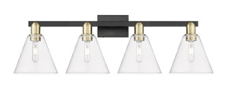 Innovations - 716-4W-BAB-GBC-82 - Four Light Bath Vanity - Arcadia - Black Antique Brass