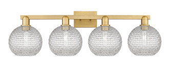 Innovations - 716-4W-BB-G122C-8CL - Four Light Bath Vanity - Arcadia - Brushed Brass