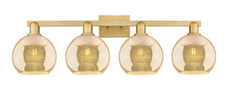 Innovations - 716-4W-BB-G128-8 - Four Light Bath Vanity - Arcadia - Brushed Brass