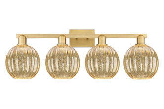 Innovations - 716-4W-BB-G458-7ME - Four Light Bath Vanity - Arcadia - Brushed Brass