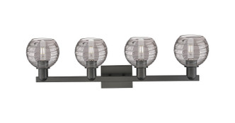 Arcadia Four Light Bath Vanity (716-4W-BK-G1213-6SM)
