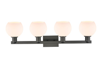 Arcadia Four Light Bath Vanity (716-4W-BK-G121-6)