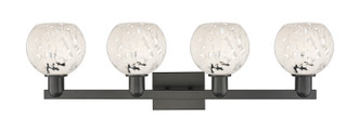 Arcadia Four Light Bath Vanity (716-4W-BK-G1216-6WM)
