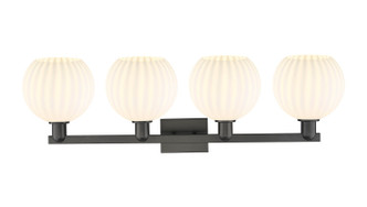 Arcadia Four Light Bath Vanity (716-4W-BK-G1217-8WV)