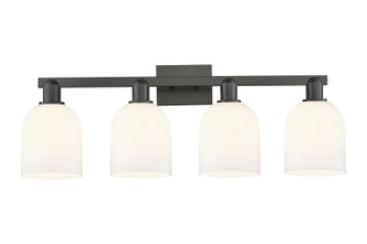 Innovations - 716-4W-BK-G558-6GWH - Four Light Bath Vanity - Arcadia - Matte Black