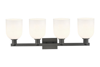 Arcadia Four Light Bath Vanity (716-4W-BK-G558-6GWH)