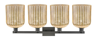 Arcadia Four Light Bath Vanity (716-4W-BK-G559-8ME)