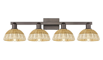 Innovations - 716-4W-OB-NBD2-75-NAT - Four Light Bath Vanity - Arcadia - Oil Rubbed Bronze