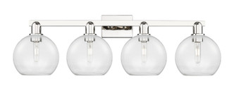 Innovations - 716-4W-PN-G122-8 - Four Light Bath Vanity - Arcadia - Polished Nickel