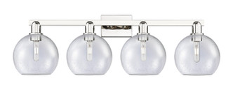 Innovations - 716-4W-PN-G124-8 - Four Light Bath Vanity - Arcadia - Polished Nickel