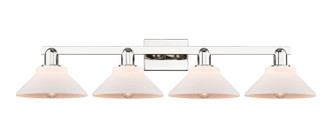 Innovations - 716-4W-PN-G131 - Four Light Bath Vanity - Arcadia - Polished Nickel