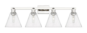 Innovations - 716-4W-PN-GBC-84 - Four Light Bath Vanity - Arcadia - Polished Nickel