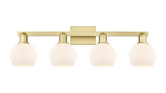 Innovations - 716-4W-SG-G121-6 - Four Light Bath Vanity - Arcadia - Satin Gold