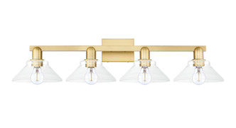 Innovations - 716-4W-SG-G132 - Four Light Bath Vanity - Arcadia - Satin Gold