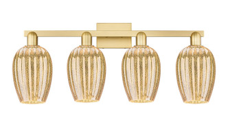 Innovations - 716-4W-SG-G457-6ME - Four Light Bath Vanity - Arcadia - Satin Gold