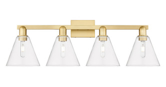 Innovations - 716-4W-SG-GBC-82 - Four Light Bath Vanity - Arcadia - Satin Gold