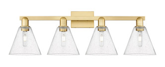 Innovations - 716-4W-SG-GBC-84 - Four Light Bath Vanity - Arcadia - Satin Gold