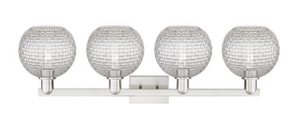 Arcadia Four Light Bath Vanity (716-4W-SN-G122C-8CL)