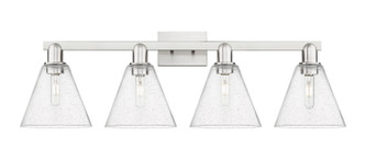 Innovations - 716-4W-SN-GBC-84 - Four Light Bath Vanity - Arcadia - Brushed Satin Nickel