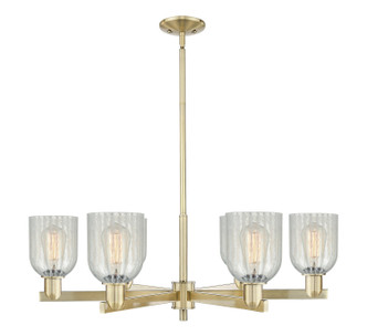 Innovations - 716-6CR-AB-G2511 - Six Light Chandelier - Arcadia - Antique Brass