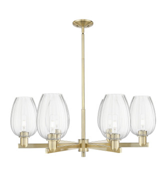 Innovations - 716-6CR-AB-G457-6CL - Six Light Chandelier - Arcadia - Antique Brass