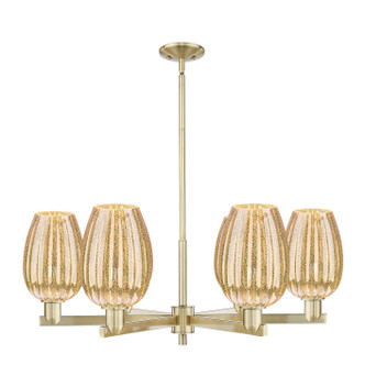 Innovations - 716-6CR-AB-G457-6ME - Six Light Chandelier - Arcadia - Antique Brass