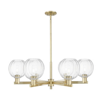 Innovations - 716-6CR-AB-G458-7CL - Six Light Chandelier - Arcadia - Antique Brass