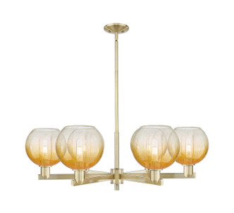 Innovations - 716-6CR-AB-G483-8AM - Six Light Chandelier - Arcadia - Antique Brass